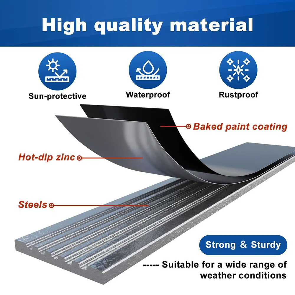 Hot Selling Aluminum Railing Indoor Stair Steps Handrail Patio Guardrail