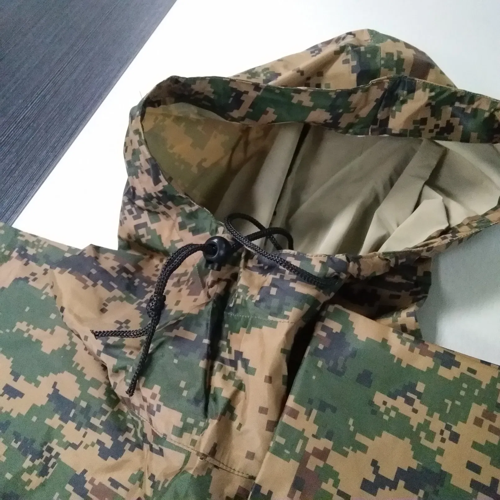 Rain Poncho Digital Camouflage Rain Cape Available Stock