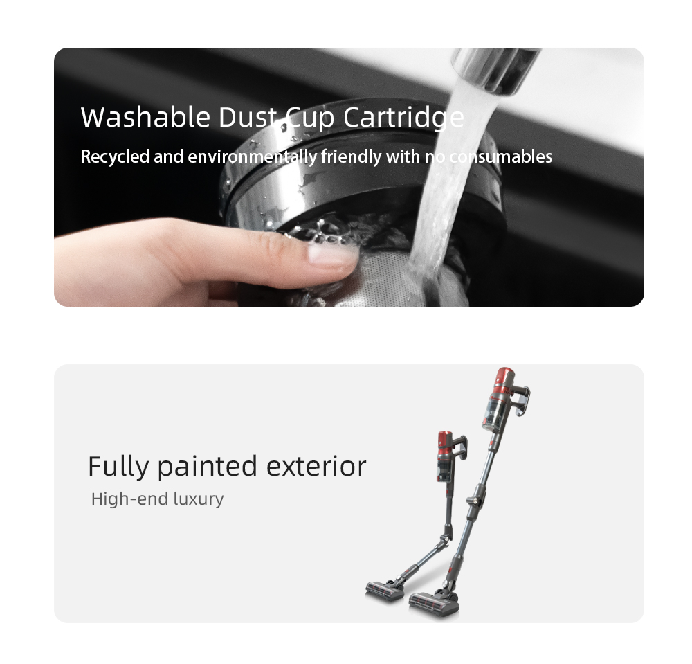 Powerful Wireless Handheld Vacuum Cleaner for Silent Cleaning