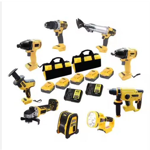 Professional Cordless Tools Wrench Combo Set with Hard Case