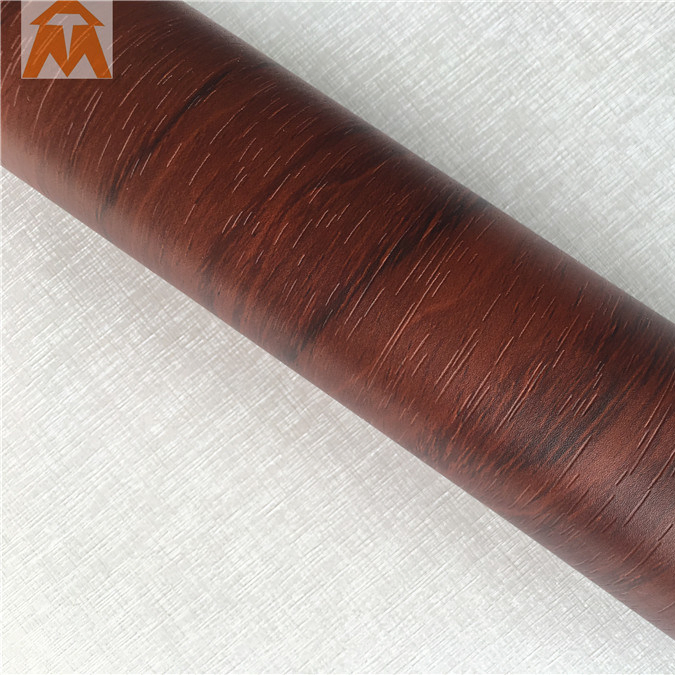 Wholesale Price Wood Grain Embossed PVC Film for Interior Decorative Panel/Furniture