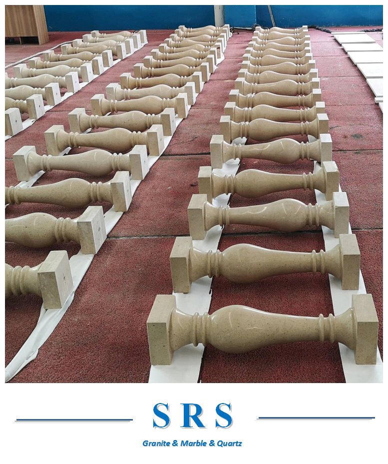 Beige Limestone Baluster for Interior/Outdoor Decor