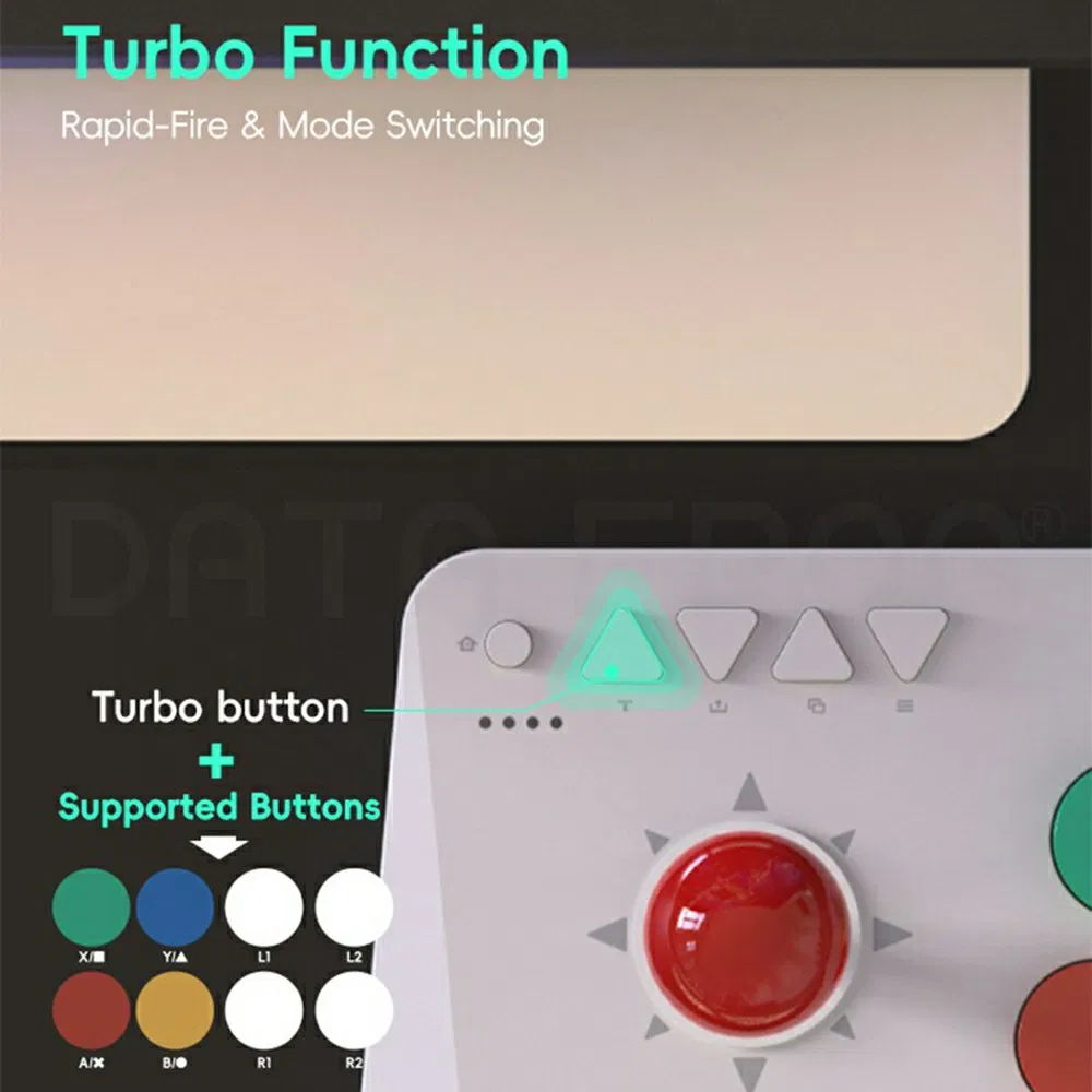 Data Frog Y5a Fighting Game Joystick Controller Wired / 2.4G Wireless / Bluetooth-Compatible Arcade Game Station
