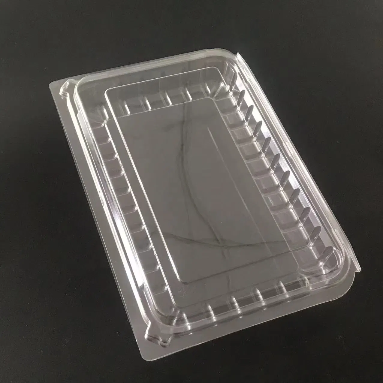 PET packaging box for suppermarket fruit and meats