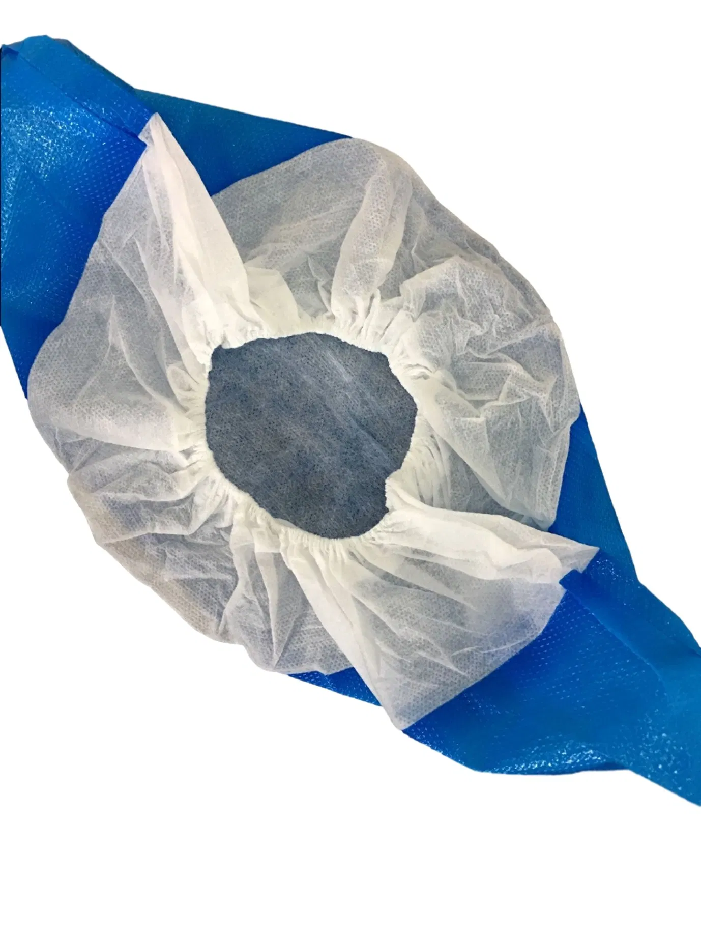 PP+CPE Waterproof Blue Shoe Cover