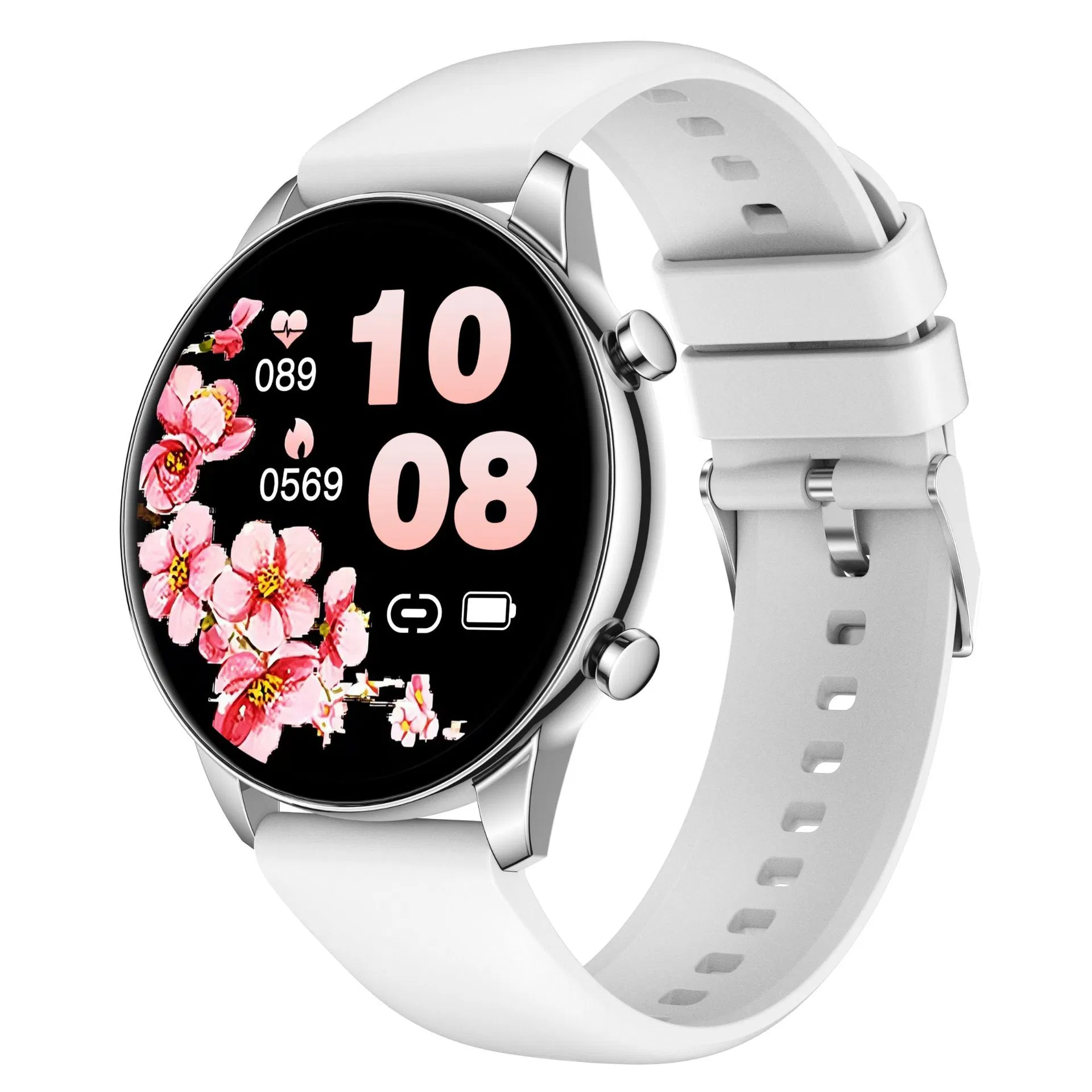 Smartwatch for Formal Wear and Stress Tracking with Camera Remote and Round Dial Design Smartwatch