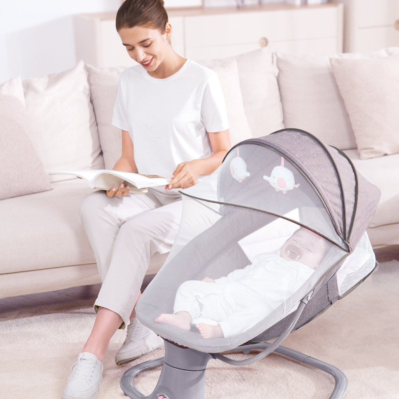 New Product Electric Automatic Portable Baby Rocking Crib