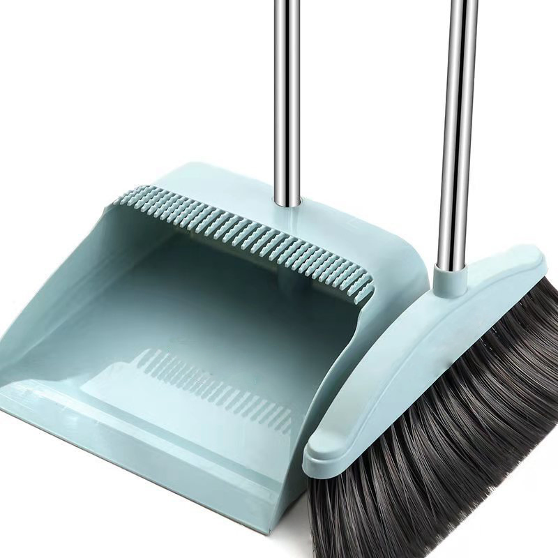 Soft Hair Broom and Dustpan Set