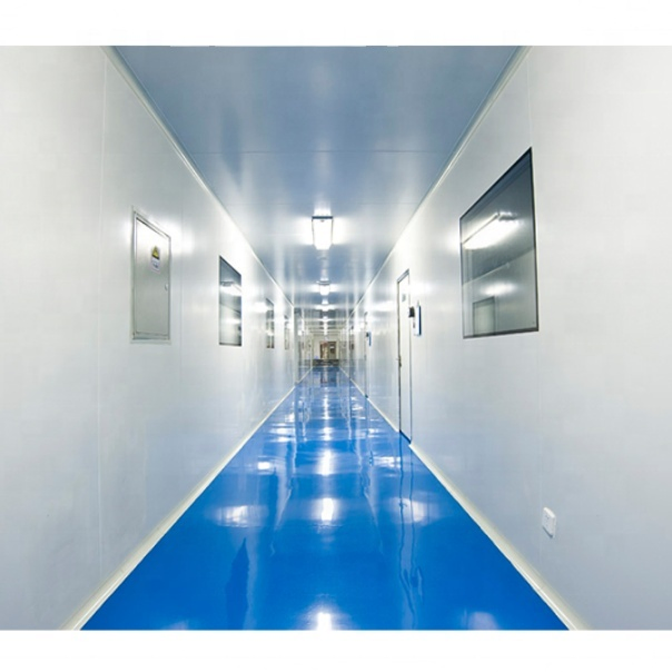 Amber Turnkey Clean Room Engineering Factory Provides Modular Sandwich Panels Clean Room Solution