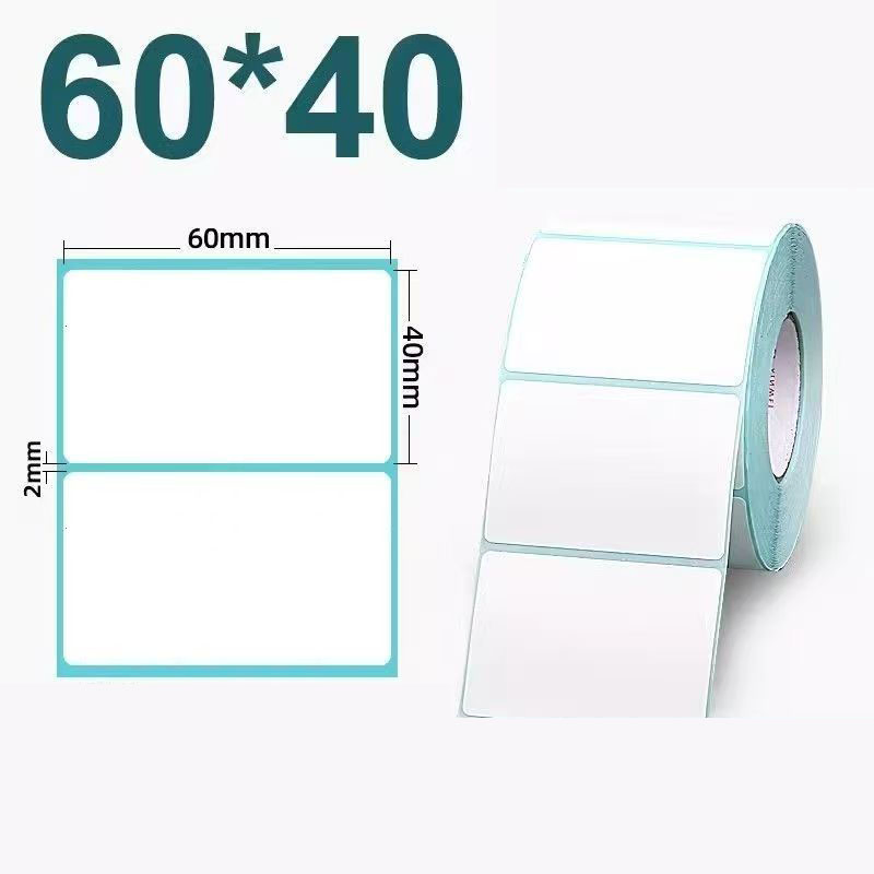 High Quality White Three-Proof Self-Adhesive Label Sticker Paper Roll for Supermarket Labels