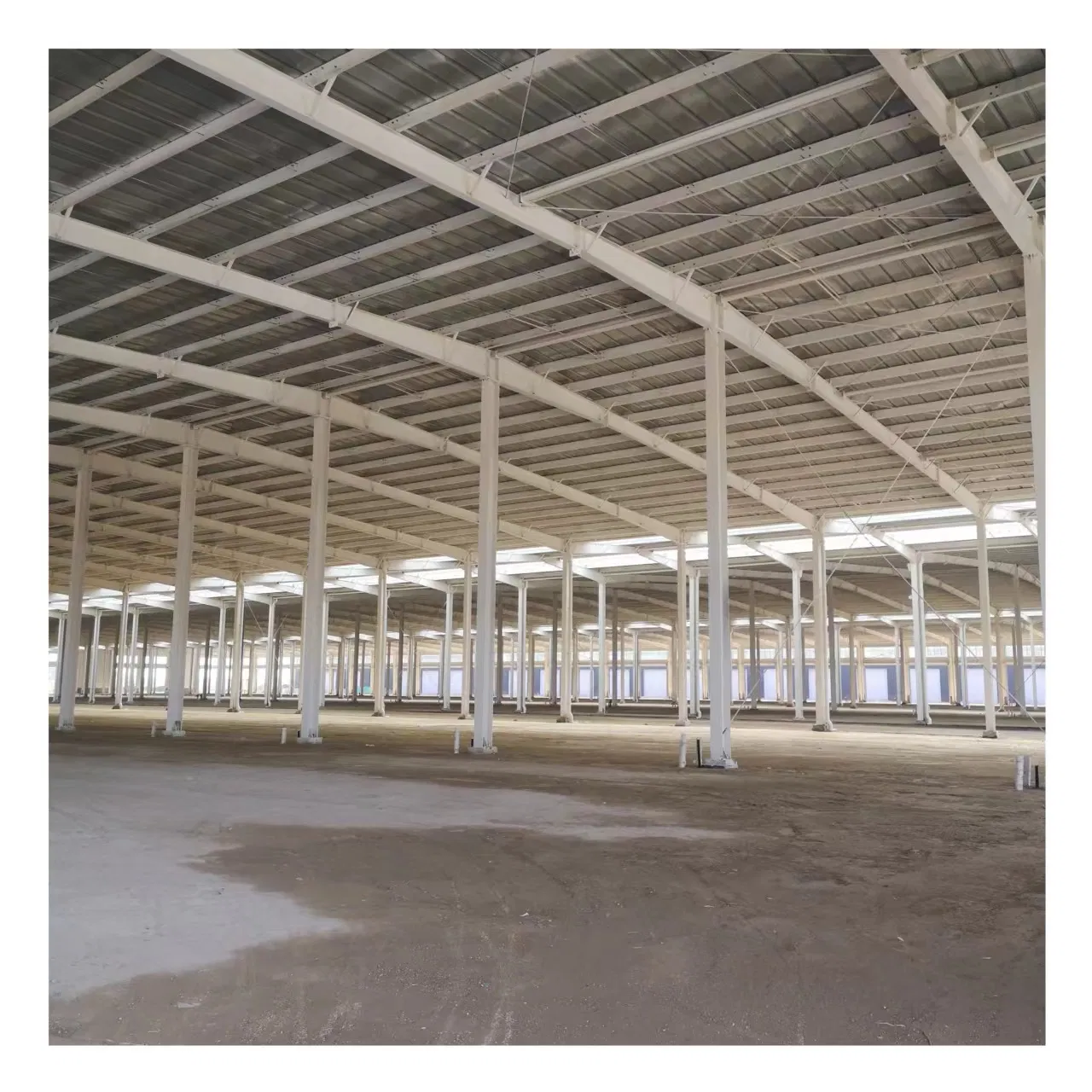 Prefabricated Q235/Q355 Steel Frame Galvanized Large Span Steel Structure Workshop