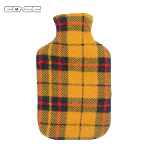 Luxurious 2 Litre Hot Water Bottle with Soft Fleece Cover