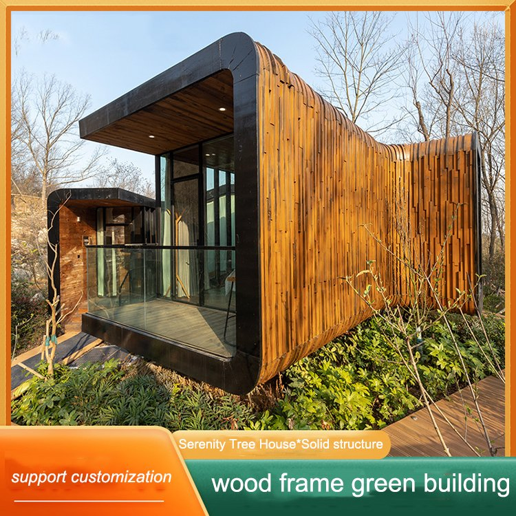 Custom Serenity Tree House Residential Insulated Outdoor Log Cabins for Sale UK Outdoor Wooden House