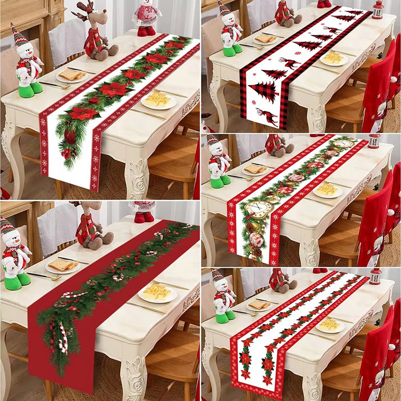 Wholesale Christmas Rectangular Tablecloth Dinner Party
