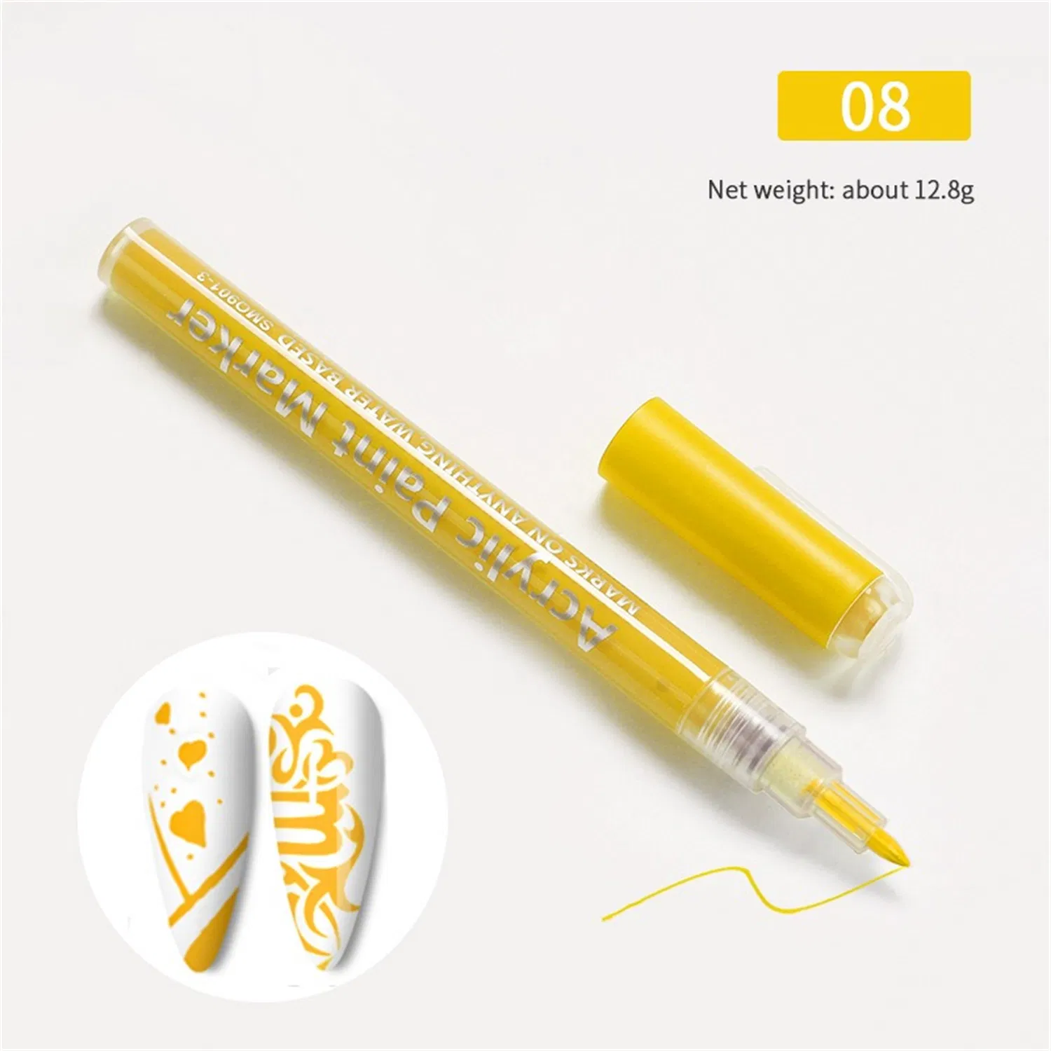 12 Colors Gel Painting UV LED Nail Art Polish Pens Tips Nail Painting Pen Waterproof DIY Graffiti Design Painting Varnish Manicure Adorn Tool