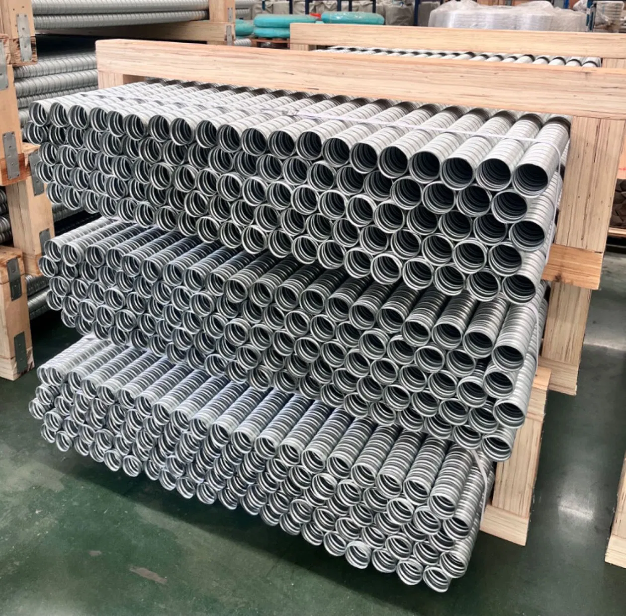 Galvanized Corrugated Metal Post Tension Duct for Prestressed Concrete for 75mm