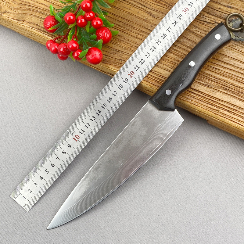 Кованый нож для мяса и кемпинга DS-2938