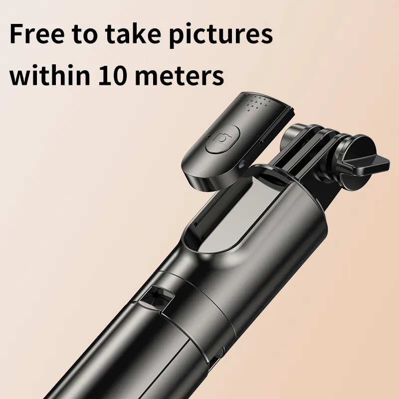 Wholesale Price R1s-L Selfie Stick Top Selling 1.7m Length Extendable Tripod Stand with Fill Light 360 Rotation with Remote