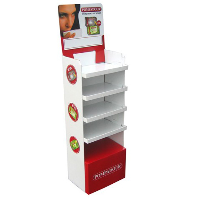 Custom Printed Corrugated Paper Shelf Display Box