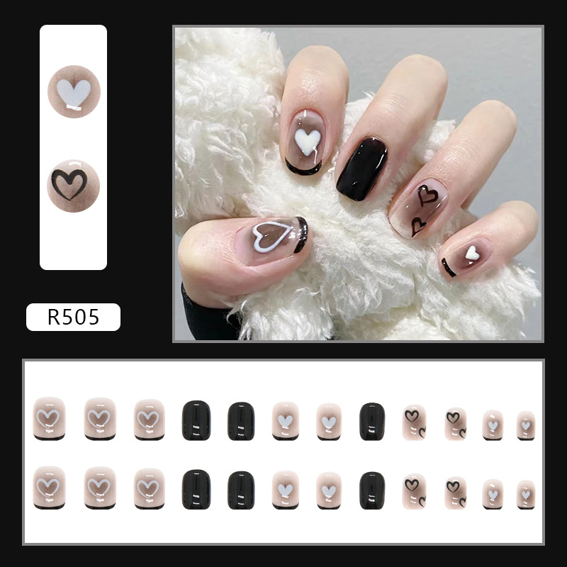Wholesale Short Cute Press on Artificial False Nails Art