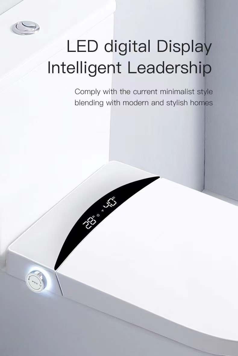 Upc, Watermark, CE Certificate Ceramic Glazed Free Standing Smart Toilets with Cover Seats