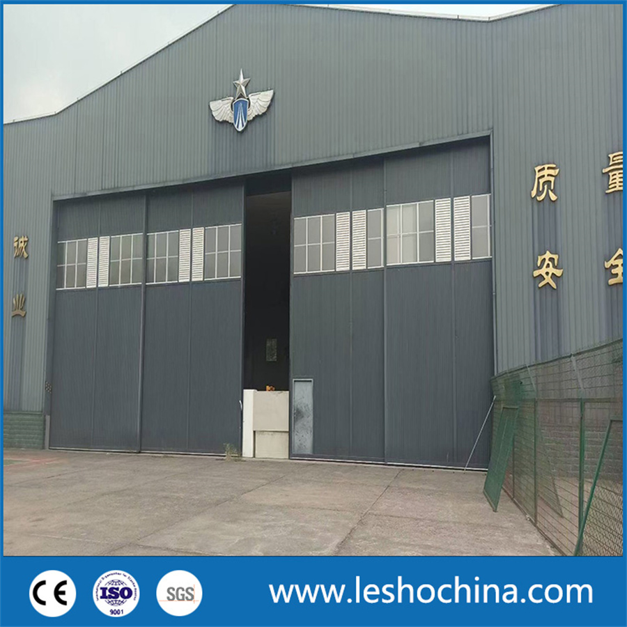 Flexible Soft Curtain Hangar Doors Suitable for Large Factories Automatic Hanger Door Airport Hanger Buildings Super Door in China