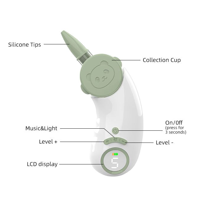 New Model Quiet Baby Electric Nose Cleaning Nasal Aspirator B2b