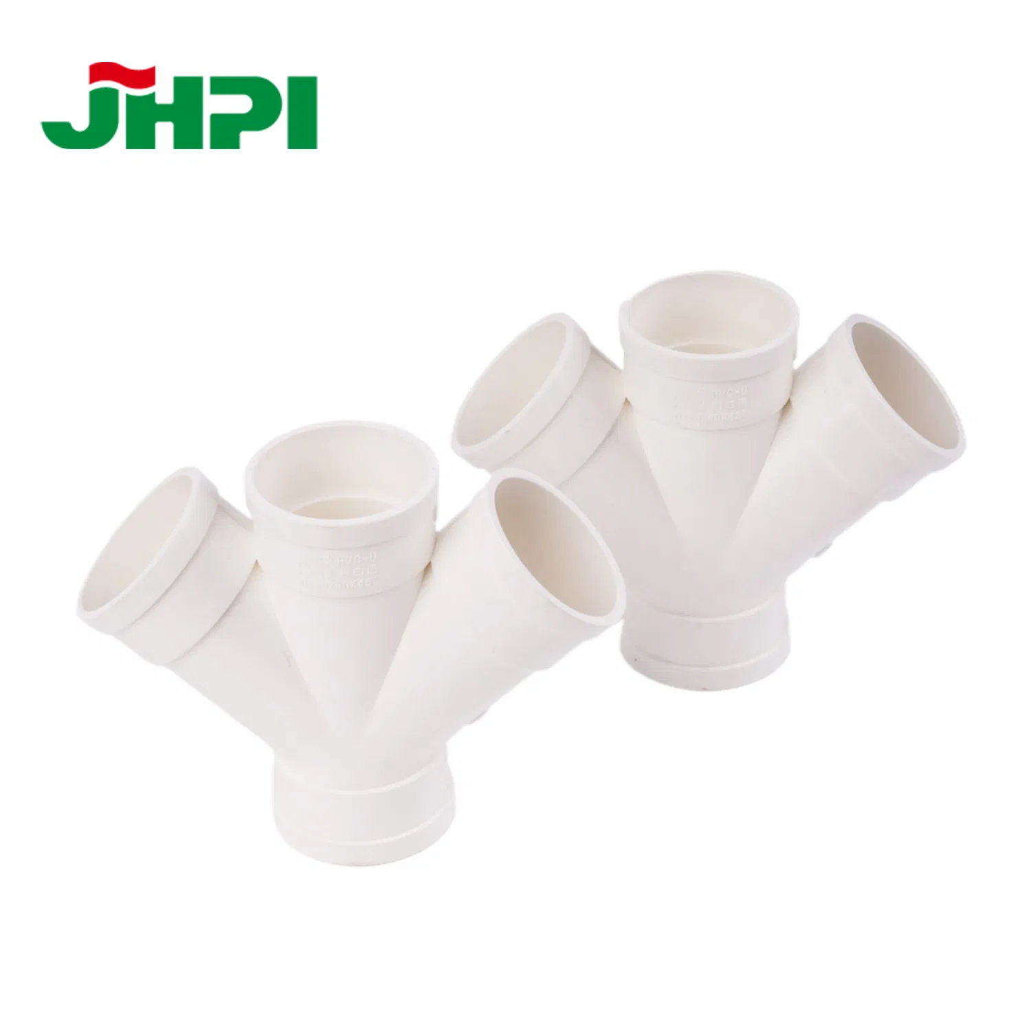 Chinese Made PVC Plastic Pipe Oblique Cross Fittings for Building Drainage Agricultural Irrigation