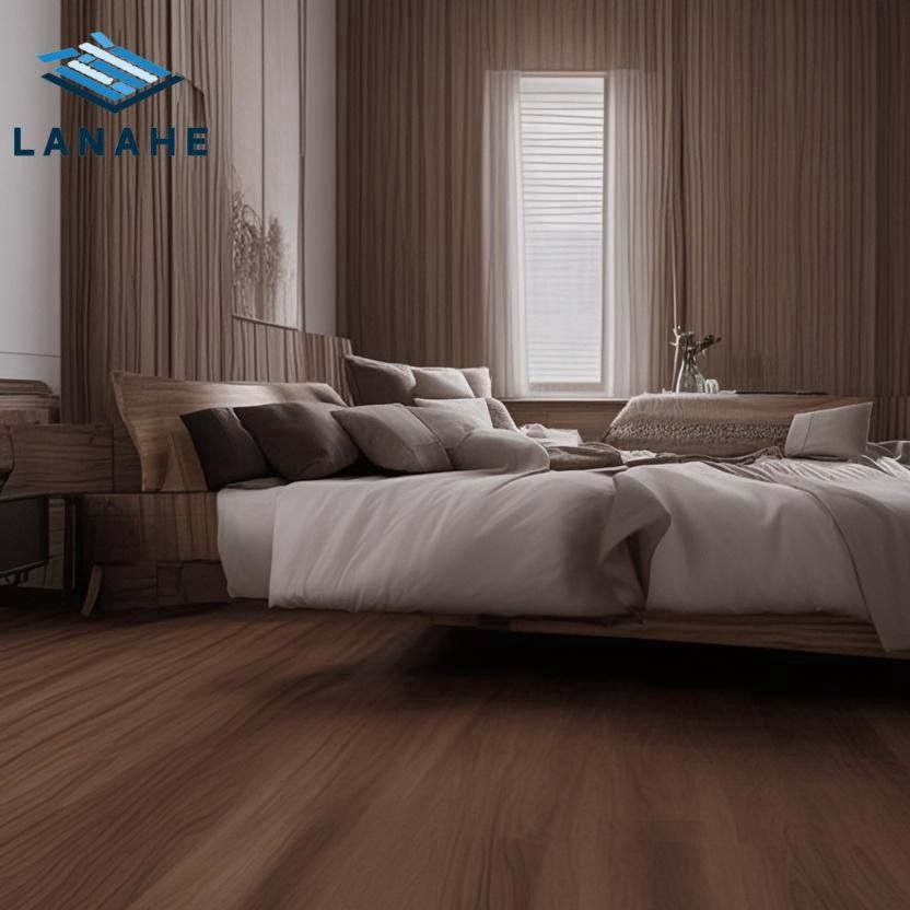 Водостойкий антискользящий SPC ламинат под мрамор