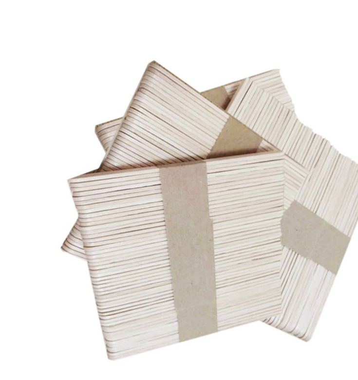 Wholesale Eco-Friendly Disposable Wooden Ice Cream Popsicle Sticks