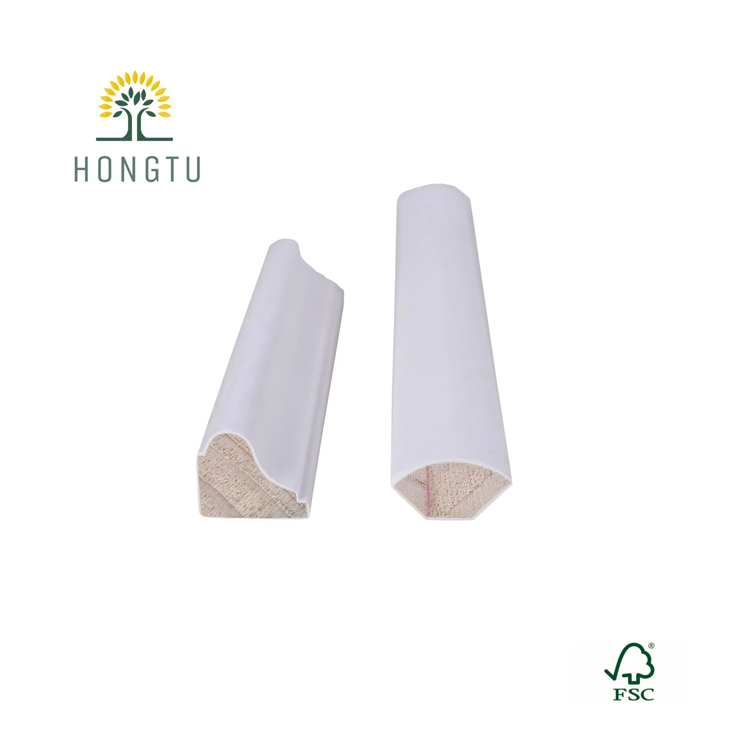 Premium White Primed Quarter Circle Molding for Elegant Spaces