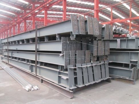 Construction Pre-Engineered Prefabricated Customized Steel Structure Building Workshop with Parapet Wall