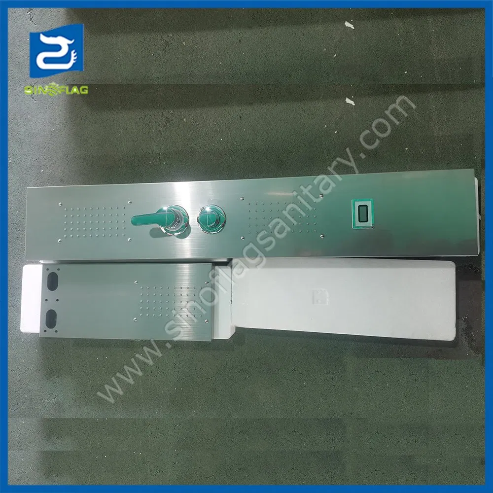 Ss Shower Panel 1300X200mm with 2PCS in Angle and Display