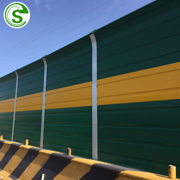 Sound Absorbing Cotton Cube Powder Coated Soundproof Barrier Fences Wall Panels