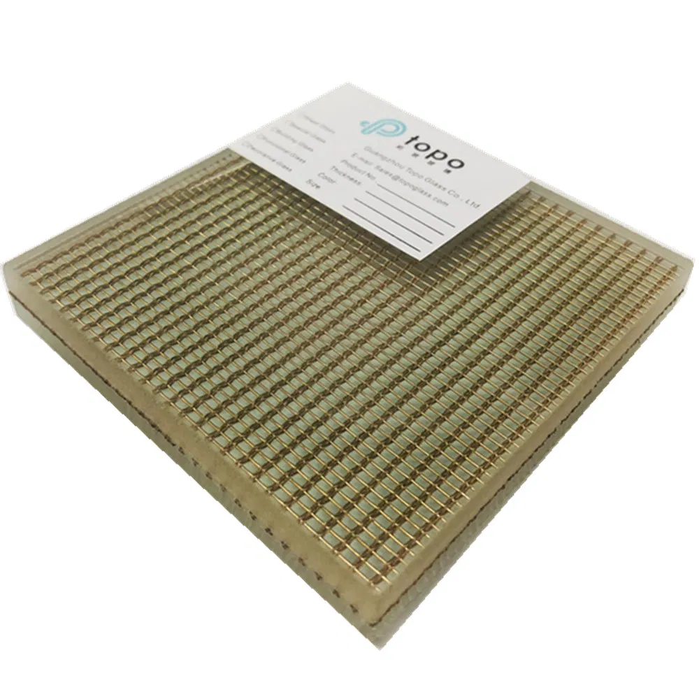 Customized Top Quality Laminated Metal Wire Glass (PLW-TP)