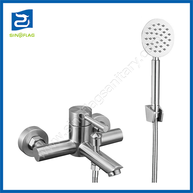 Modern Style Bathroom 304 Stainless Steel Shower Faucet Sanitary Tap
