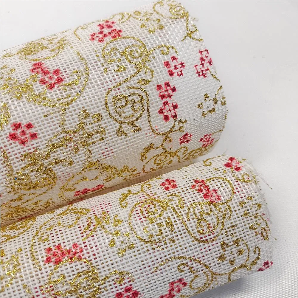 Custom Hot Stamping Linen Tablerunners Wedding Decorative Linen Table Runner for Dining Table