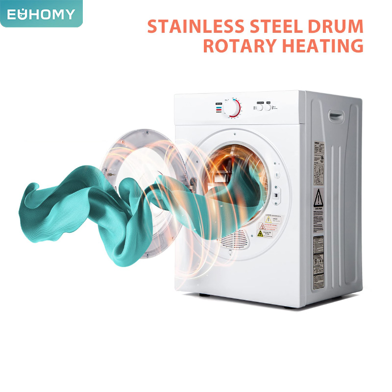 Compact Built-in Stainless Steel Portable Dryer for RV Owners