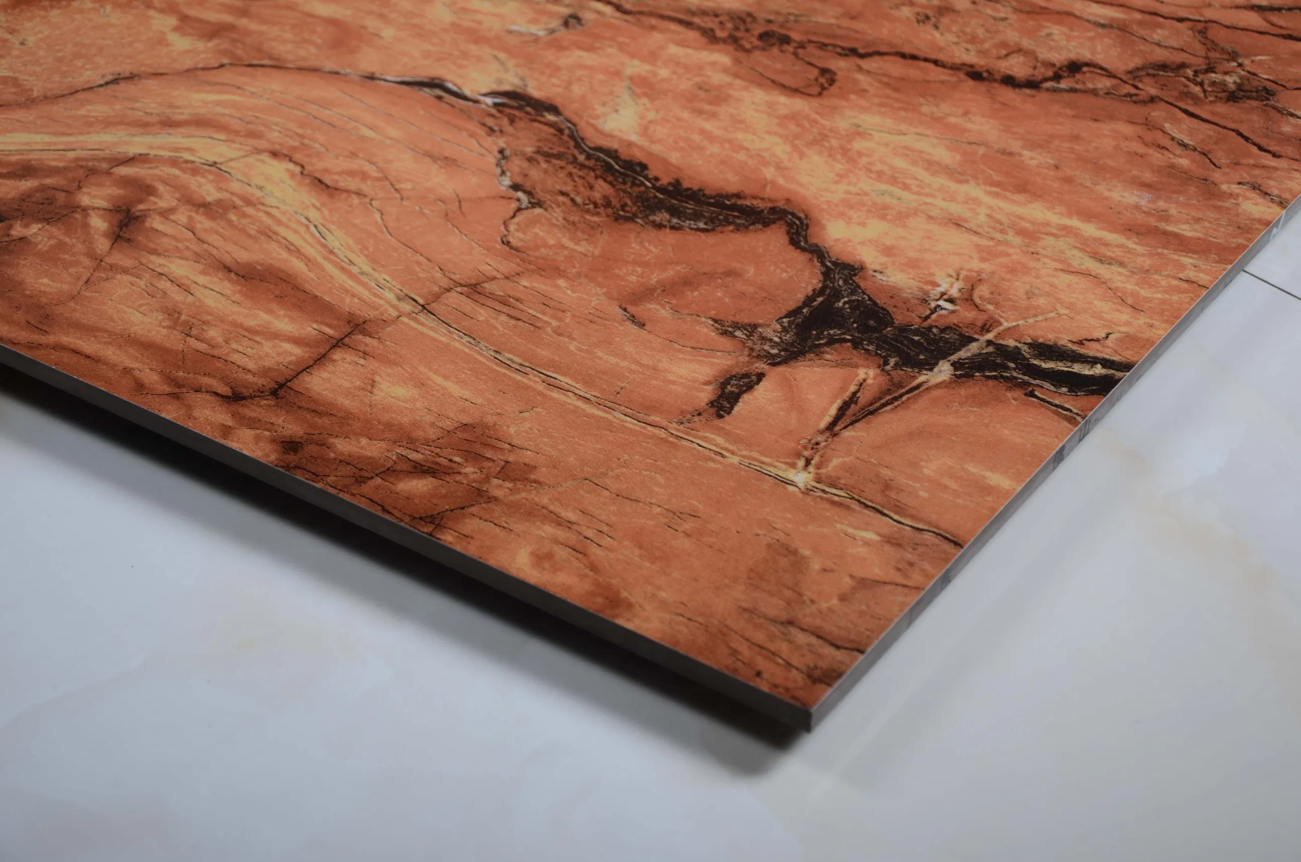 New Design Full Glazed Glossy Porcelain Floor Tile for Home, Hotel, Supermaket, Store (600*600/800*800mm)