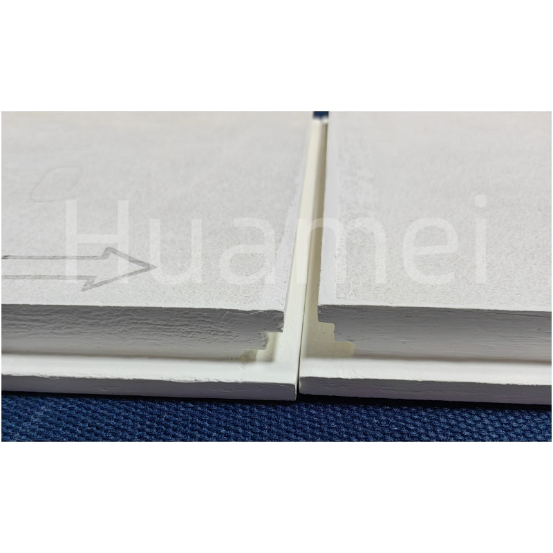 600X600 / 600X1200 Fiberglass Acoustic False Ceiling System Fireproof Ceiling Panels