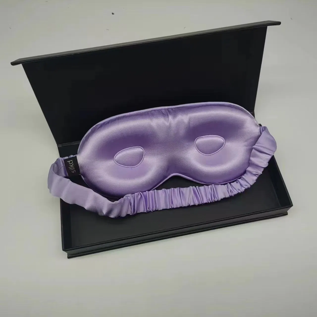 Custom Logo Travel Lash Extensions 3D Contour Sleep Silk Eye Masks Shade Cover