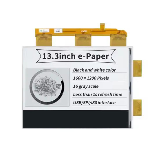 13.3-дюймовый E-Ink дисплей 1200x1600, 6 цветов
