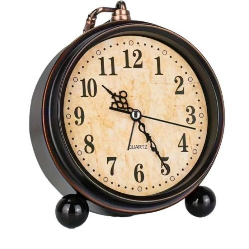 Wholesale 1PC Retro Creative Simple Alarm Clock Student Silent Desk Table Clocks Home Decor