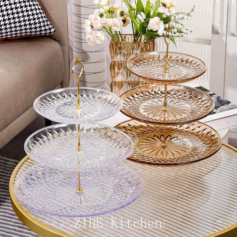 Home Living Room Decorations Snack Trays Multiple Layers