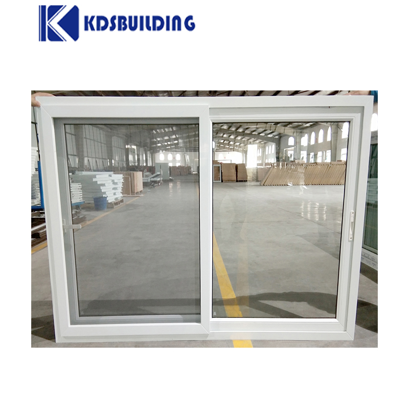 Kdsbuilding Clear Tempered Glass Window Interior Room Cheap Price UPVC Sliding Window for Home