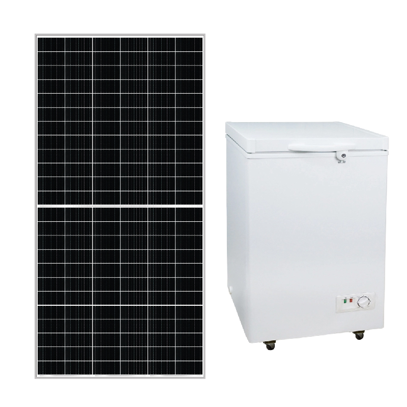 Beach Bar Ice Cream Low-Consumption Solar Chest Inverter Freezer