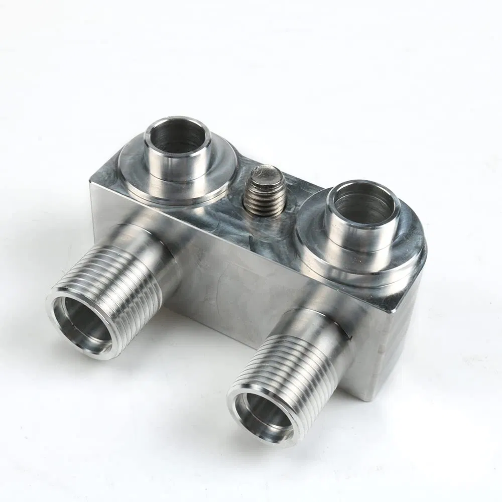 Адаптер 90° для компрессора кондиционера CNC 6061-T6