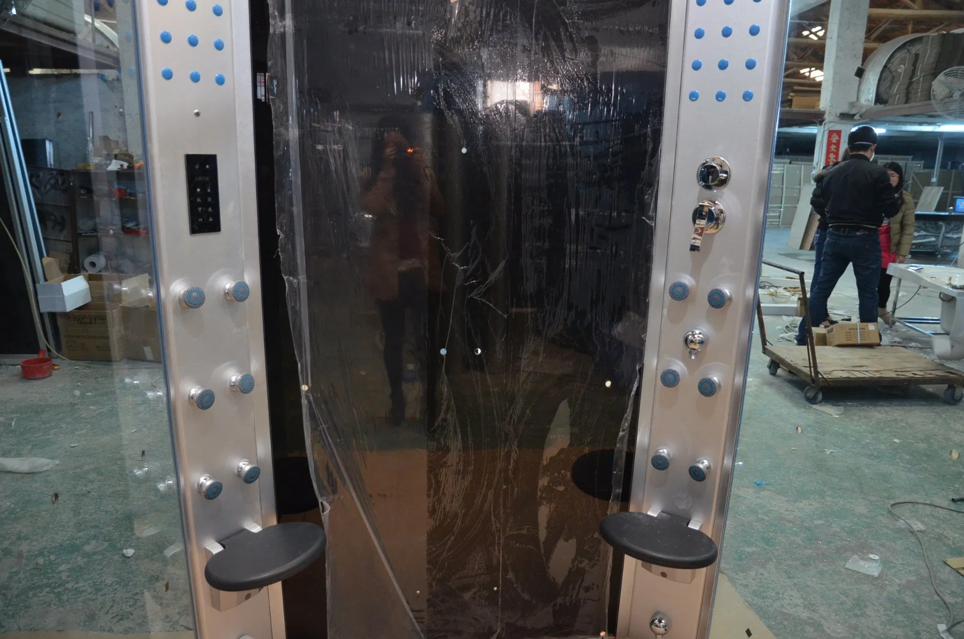 High End Double Seat Shower Cabin Price of Steam Room