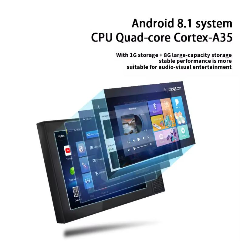 Whole House Intelligent Audio and Video Touch Screen WiFi Music Control Panel Wall Mounted Power Amplifier Without Speaker