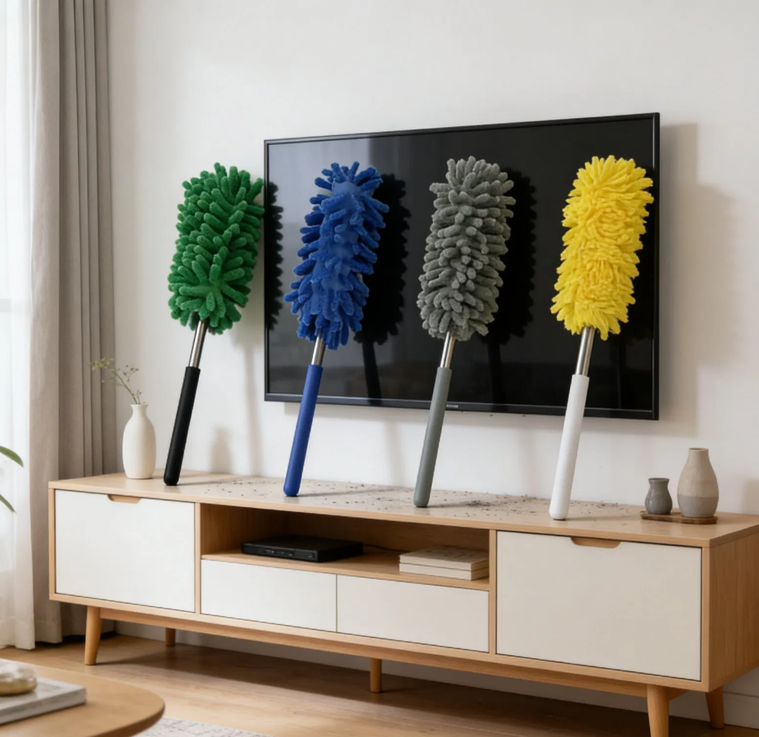 Wholesale Washable Chenille Duster Factory Direct Cleaning Tool for Hotels & Offices